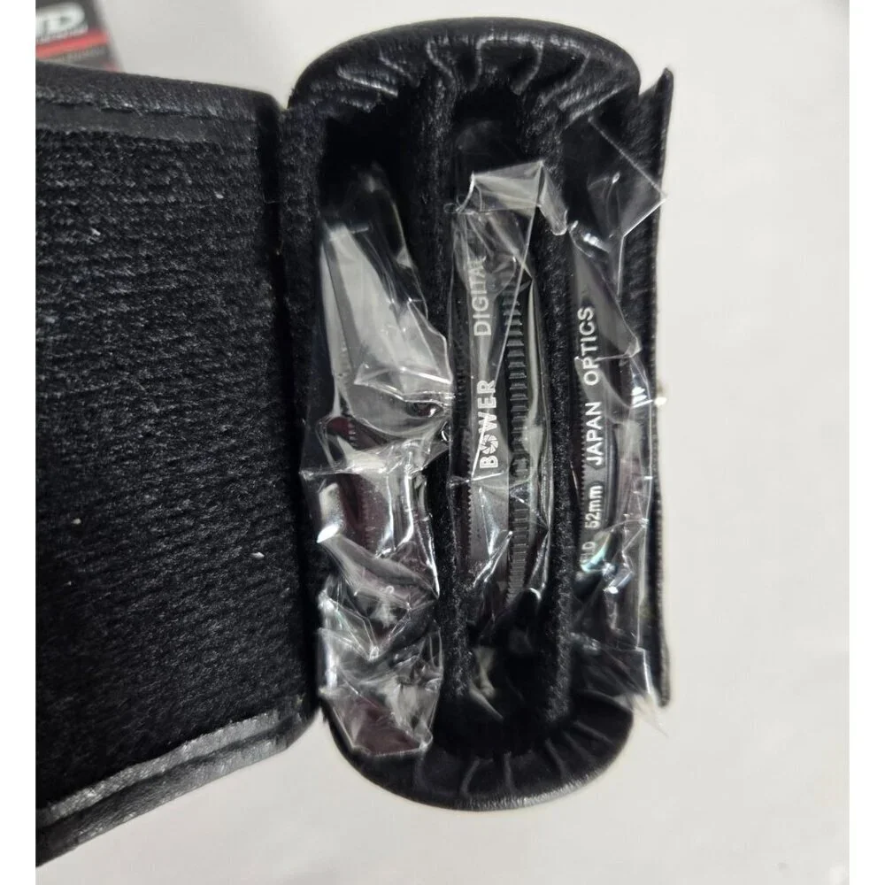 Bower 52mm Digital Filter Kit 3 Piece: UV CPL FLD‎ Filters w/ Pouch